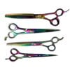 Professional 4 Pieces Dog/Pet Grooming Shears Multi Color