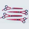 Pet/Dog Grooming Scissors Set Red Heart 2