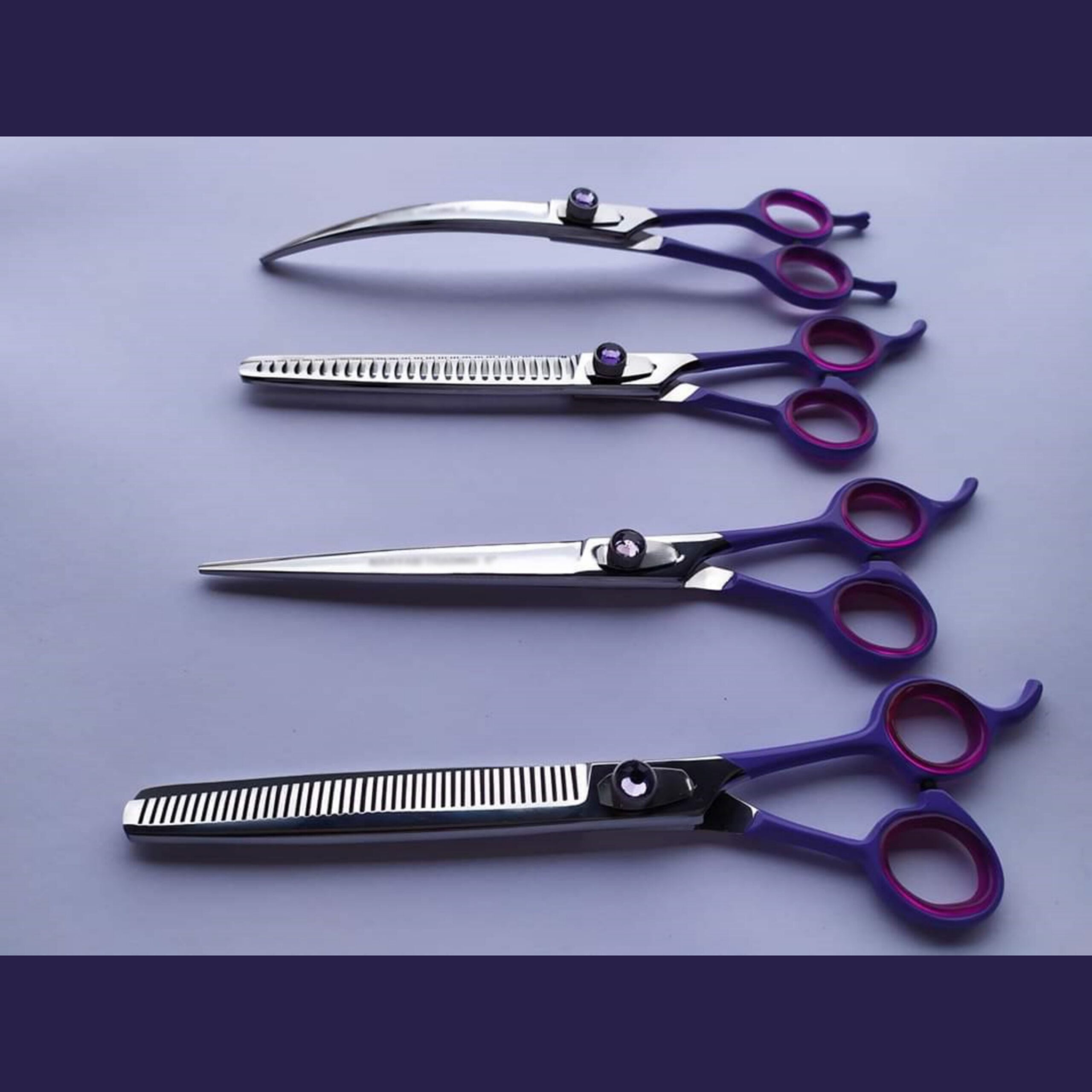 Dog grooming hotsell shear sets