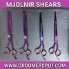 Dog Grooming Shears Lovei Purple With Custom Name And Logo Engraved